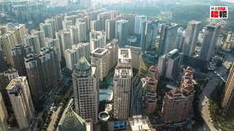 航拍南寧東盟商務區 高檔寫字樓 豪宅林立